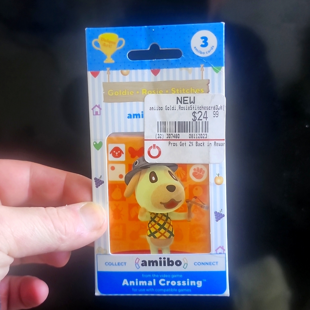 Animal Crossing Card Pack Amiibo Cards 2021 - Goldie Booster Pack- NEWp